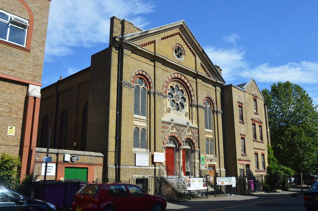 The exterior of LADA's home the Garret Centre in Bethnal Green
