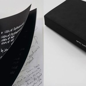 an idea of performance a idea of art: By John Court