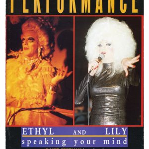 Performance Magazine Poster - Ethyl Eichelberger and Lily Savage (Issue 48)