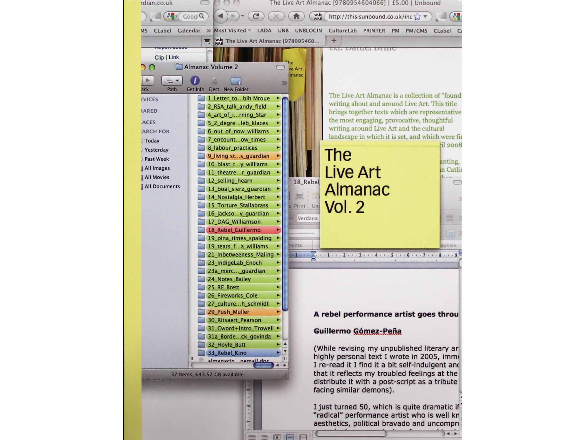 The Live Art Almanac Vol. 2